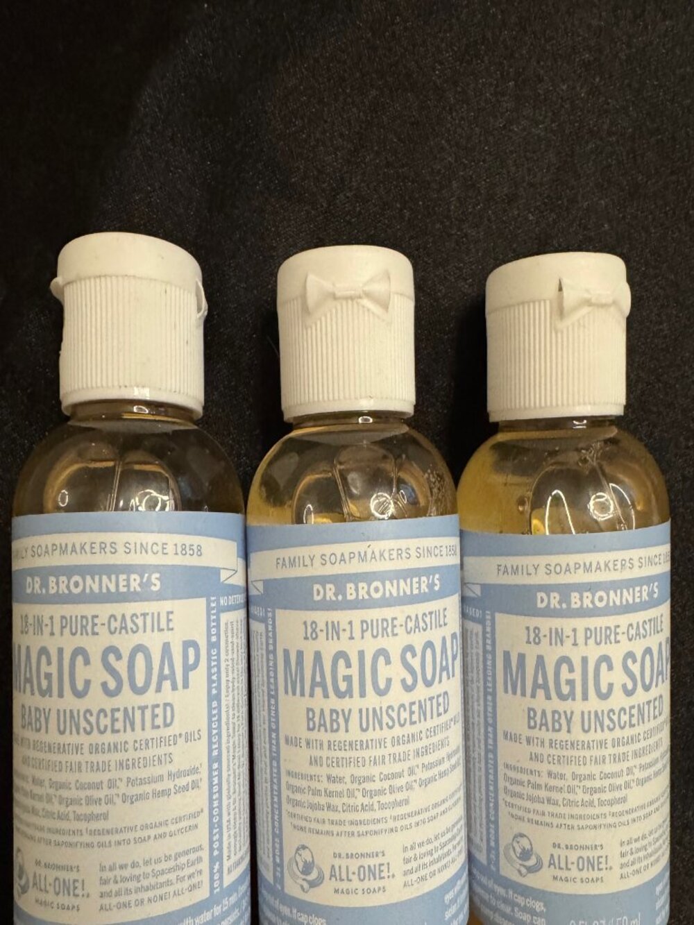 Dr. Bronner’s Magic Soap 2 fl oz (3-pk) Concentrate Organic 18 in 1